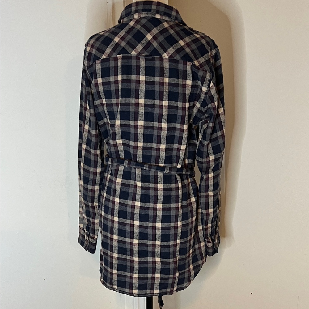 Roots | Women’s Size S Plaid Shirt Tunic Dress with Belt - Picture 5 of 5